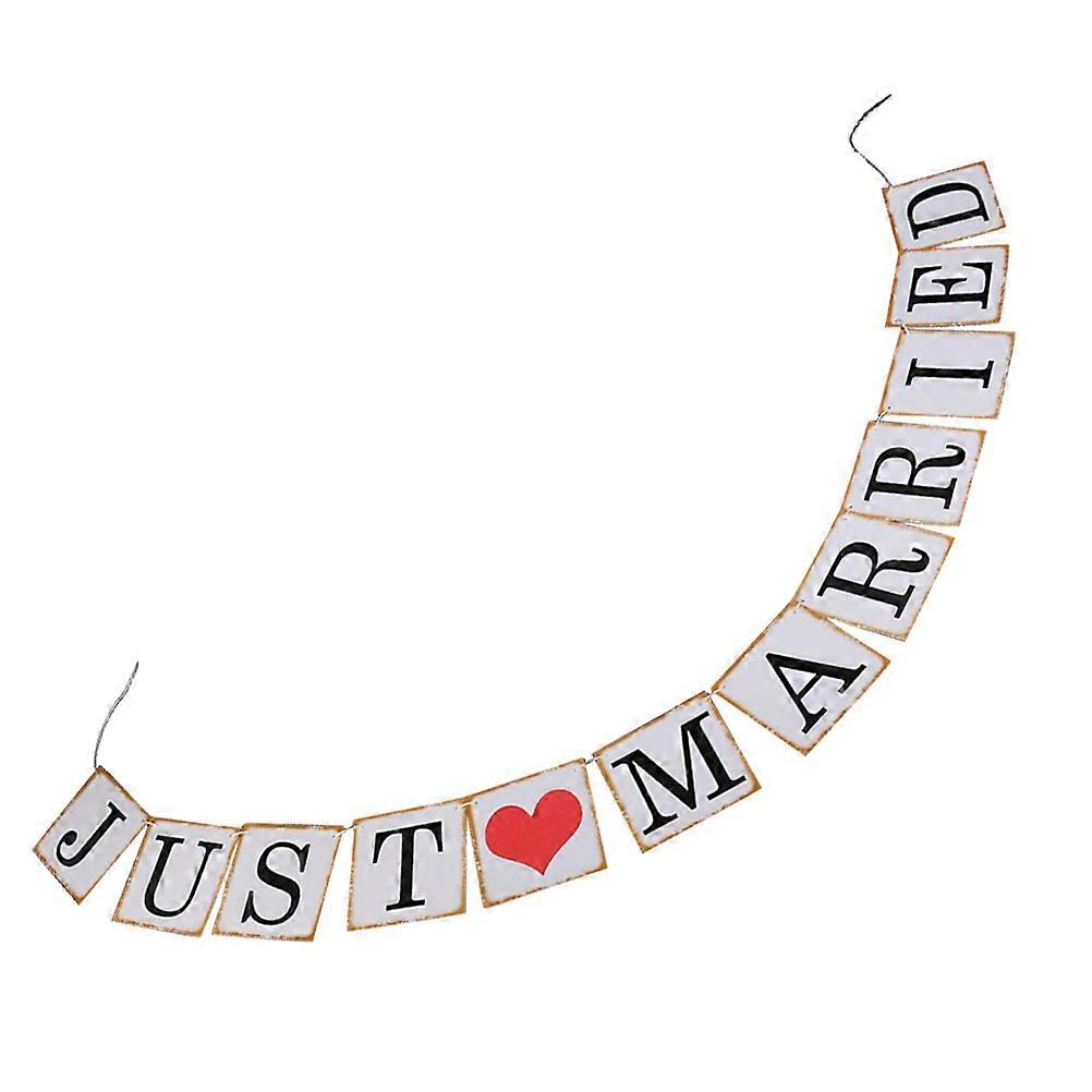 Paper Bunting Wedding Party Banner for Ceremony Set