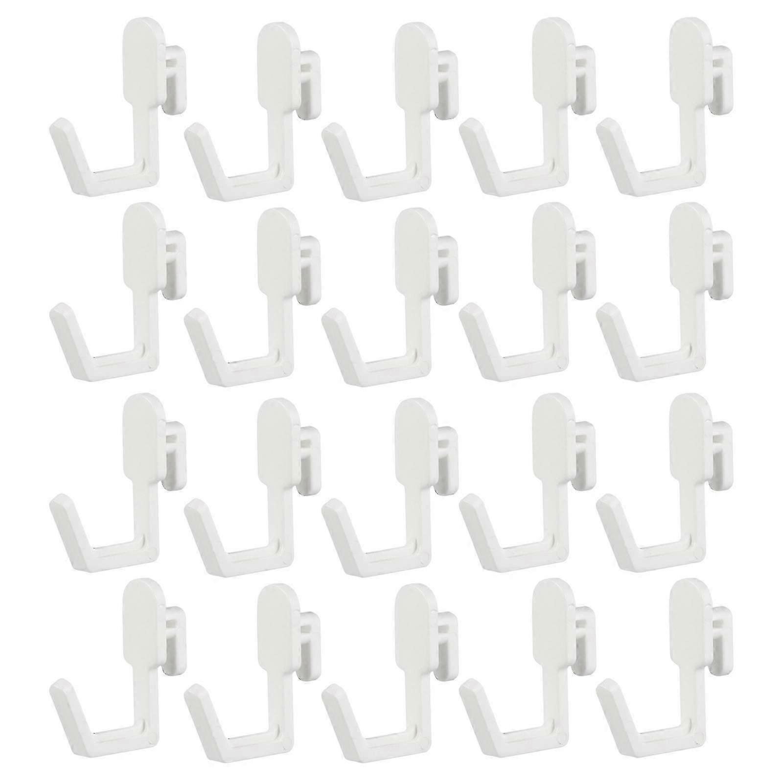 2025 Convenient Plastic Pegboard Hooks with Simple and Sturdy Design