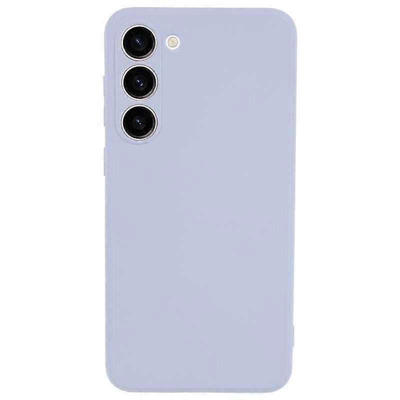 Pour Samsung Galaxy S23 TPU Appareil photo Protection Coque de téléphone Doublure en fibre souple Coque arrière caoutchoutée - Li