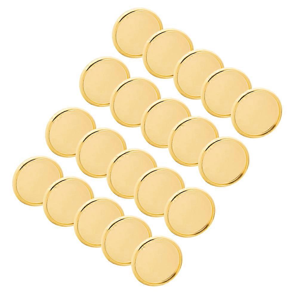 ABS Book Binding Discs for Fixing Use Golden Binder Rings 20Pcs Set