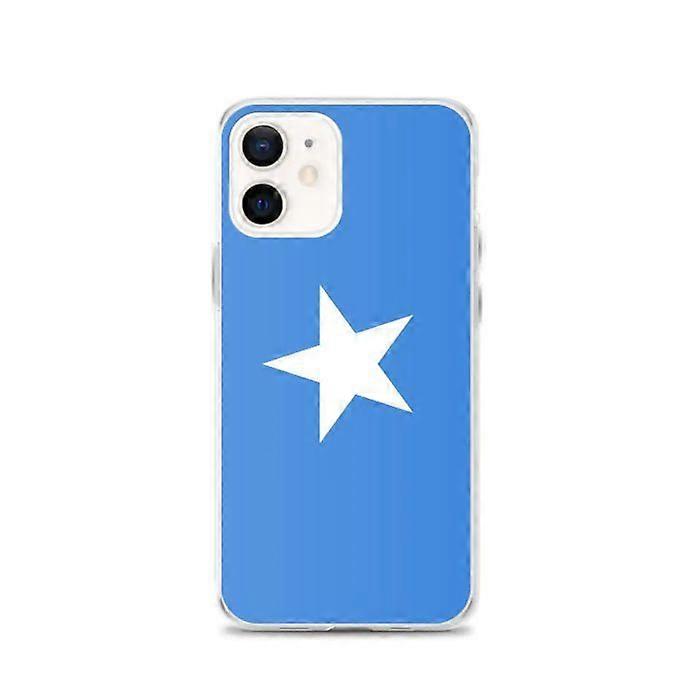 Phone Case – Flag of Somalia – Compatible with iPhone 12 – Soft Case – Durable and Shockproof - Silicone - Pixelforma