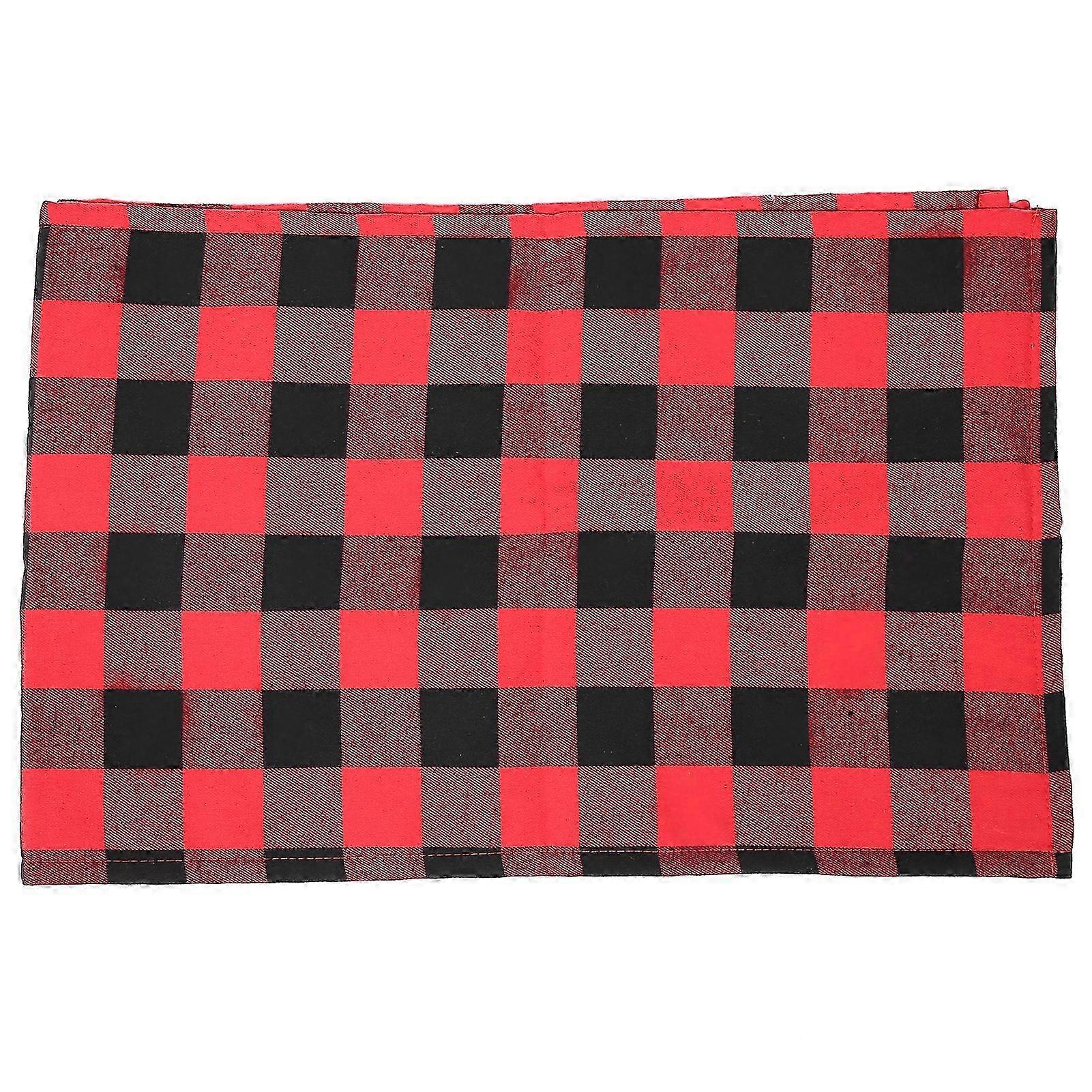 210x35cm Red Black Plaid Pattern Table Runner Tablecloth Christmas Table Decorations Home Decor