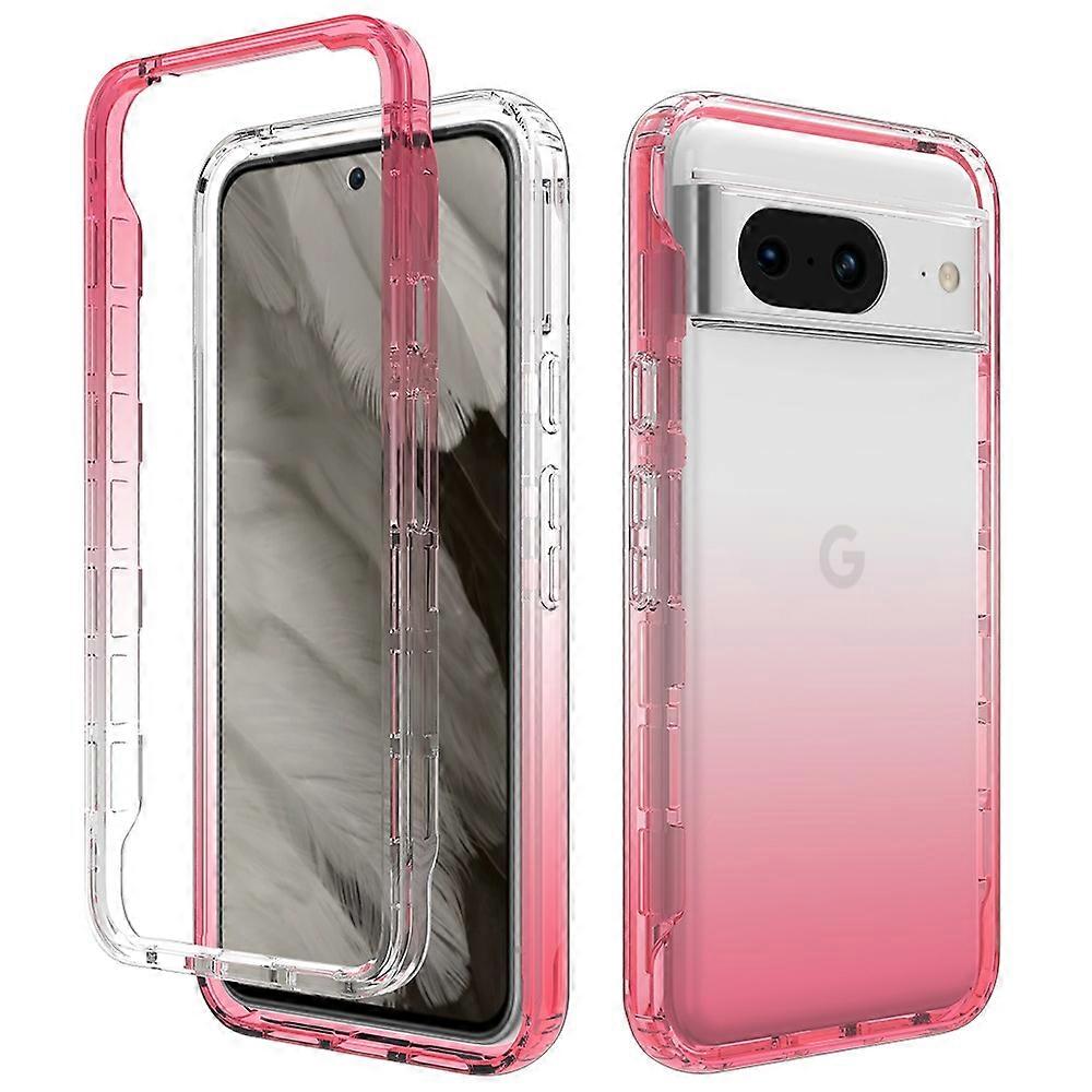 For Google Pixel 8 Case Transparent Gradient Phone Cover