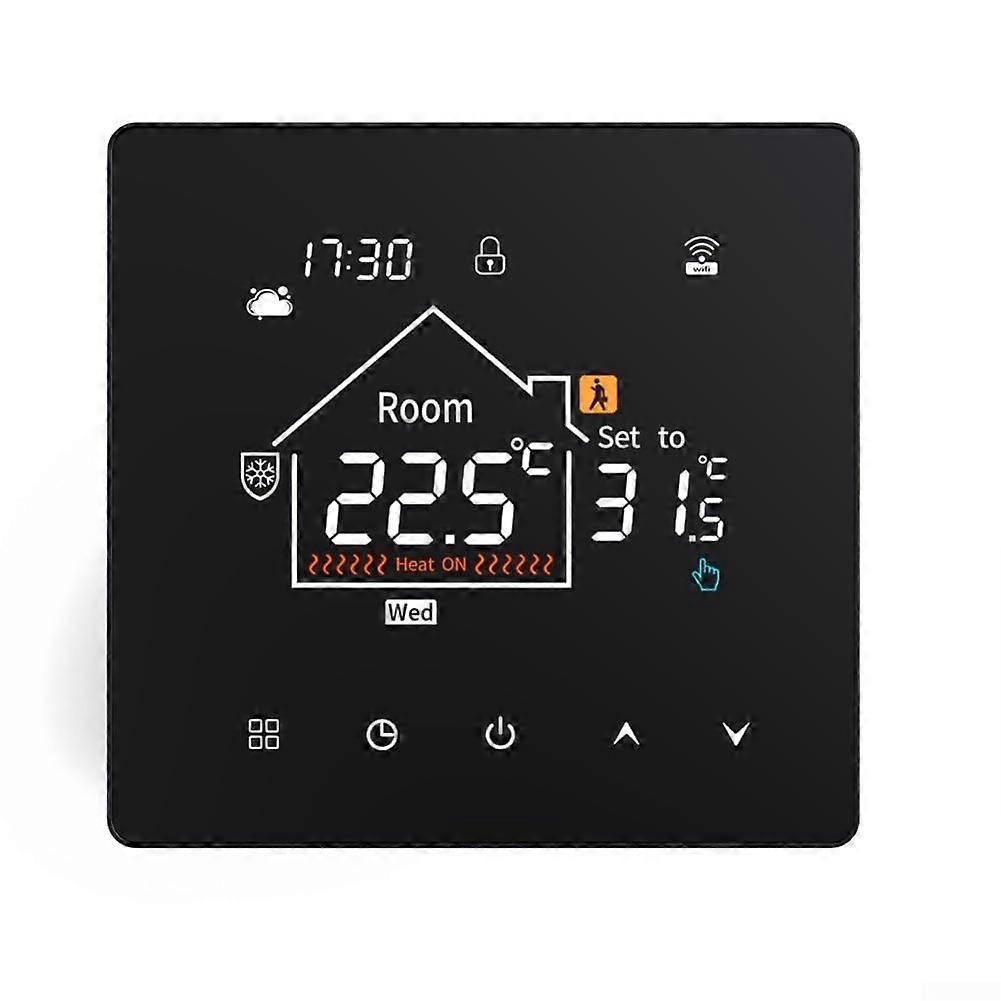 WiFi Thermostat for Underfloor Heating, Tuya Smart Life Compatible, Programmable Temperature Control