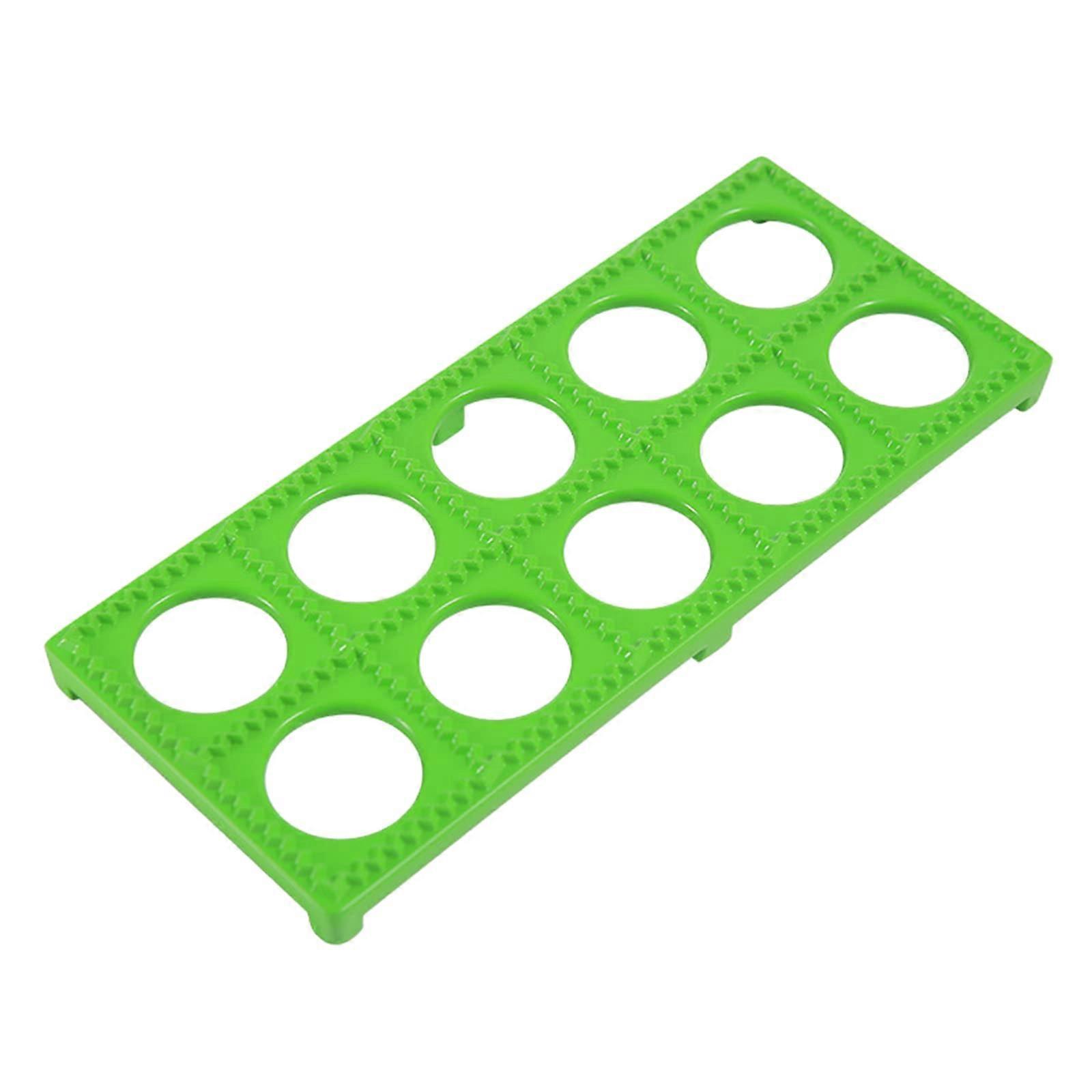 Dumpling Maker with 10 Holes Ravioli Mold Press for Quick and Easy Dumpling Shaping