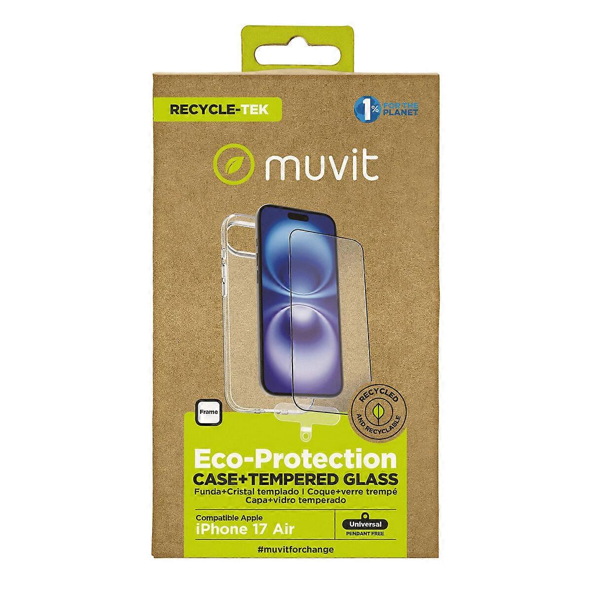 Mobile Case and Protector Muvit for Change iPhone Air Black