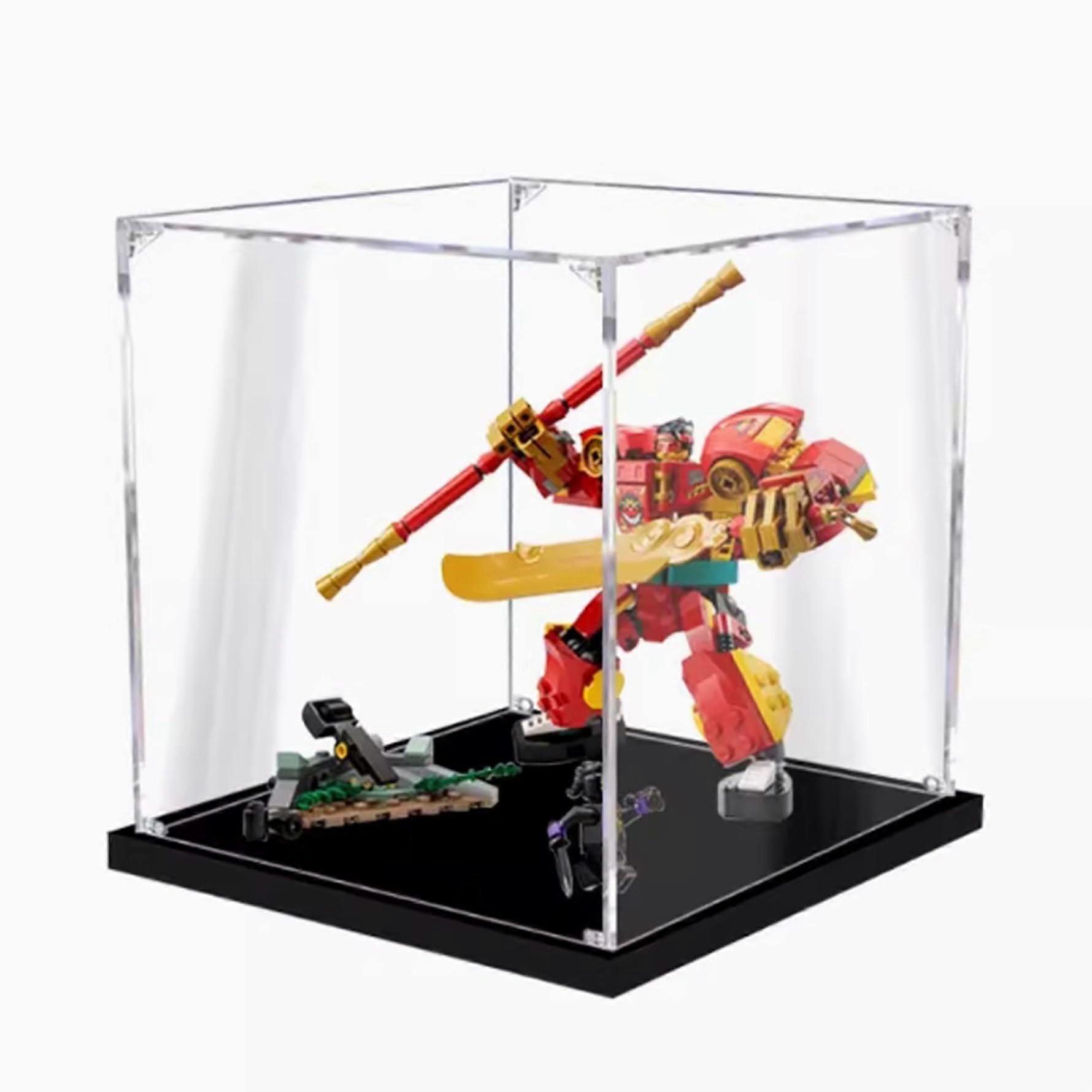 Display Case Dustproof Waterproof 3mm Acrylic Clear Showcase Box for  80040 Robot Model