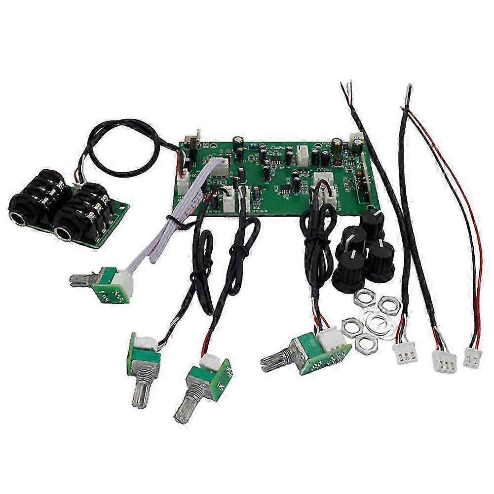 Karaoke Preamplifier Board Microphone Amplification and Reverb Effect Board Volume Control Pre-Amplifier Board Module