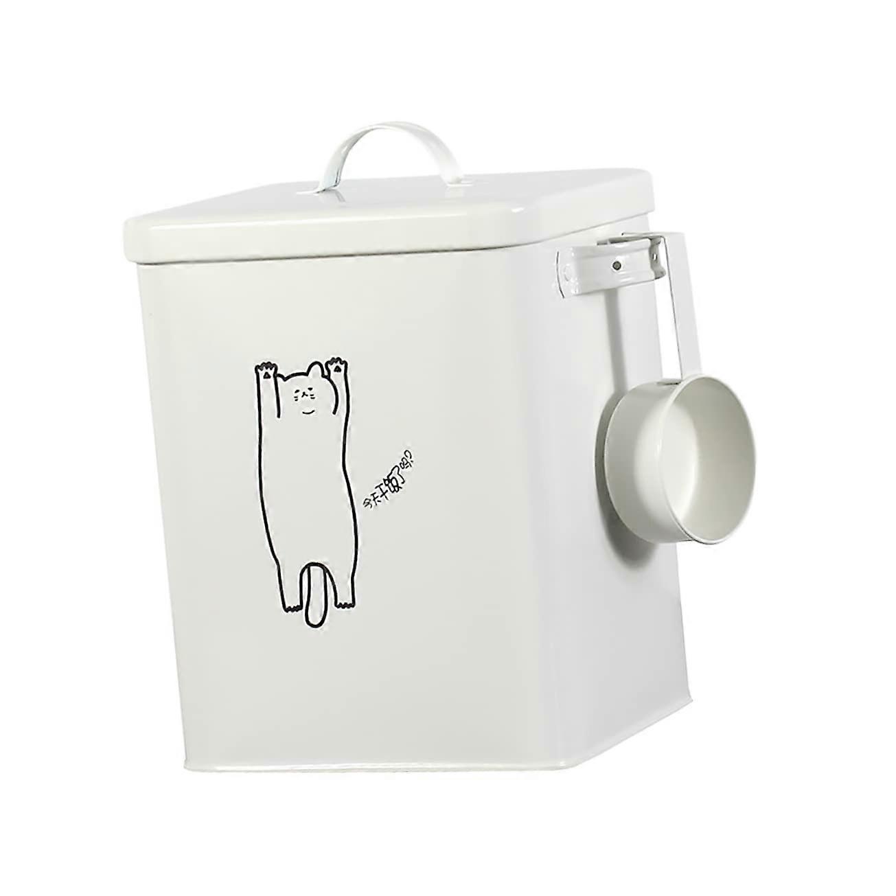 Airtight Pet Food Storage Container with Stackable Bin for Dog and Cat Dry Kibble Preservation