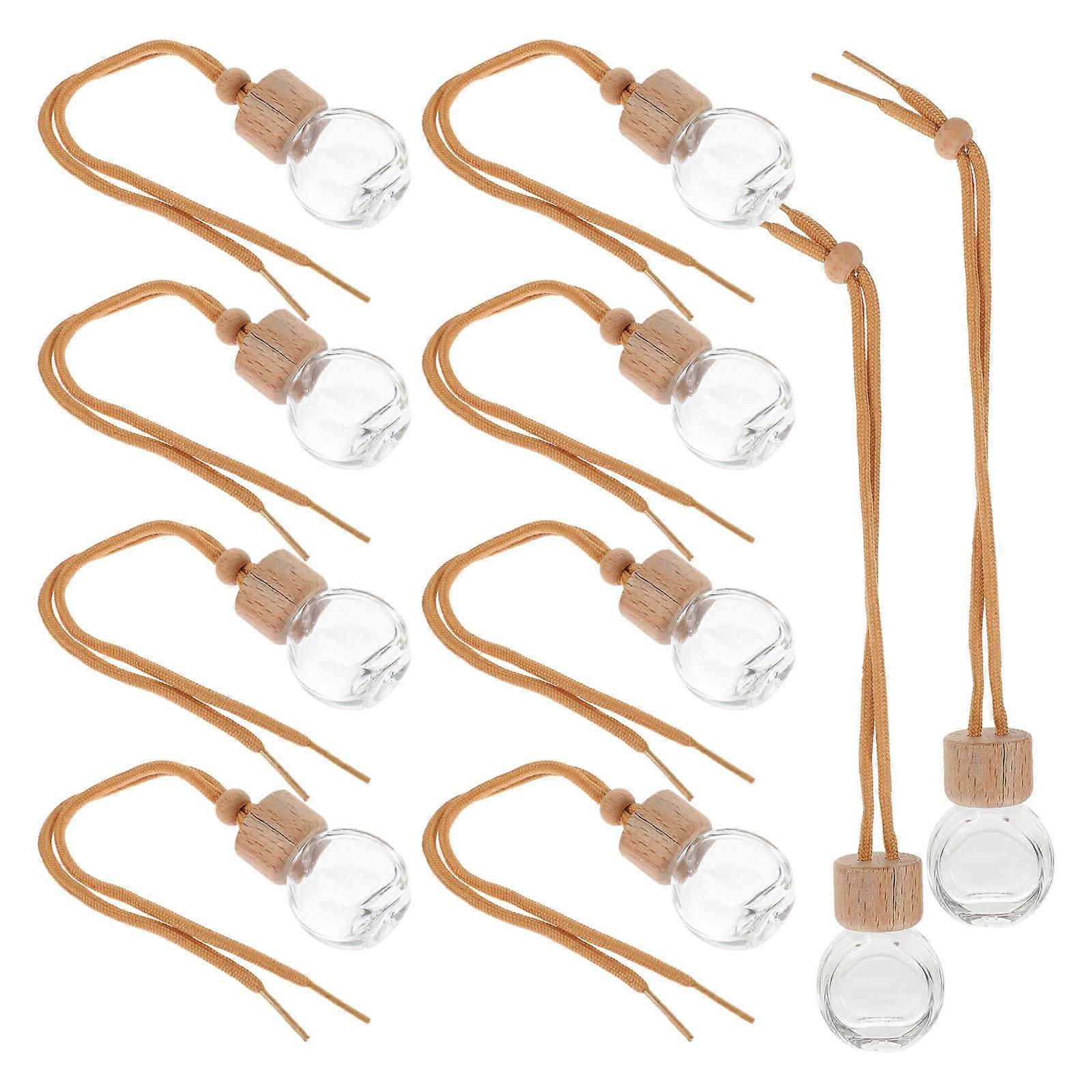 Car Perfume Diffuser Empty Bottles Hanging for Car 10Pcs Essential Oil Bottles Set