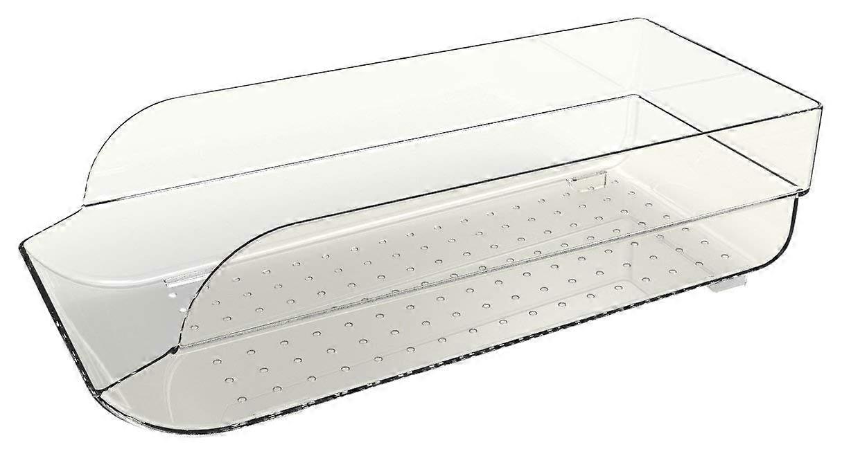 Fridge Organizer and Freezer Storage Bin for Cans, Space Saving Beverage Rack, Easy Clean