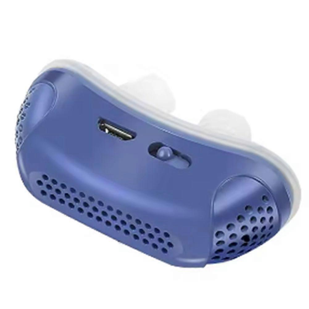 Anti Snoring Devices Upgraded Adjustable Wind Speed Electric Snoring Solution Snore Reducing Blue