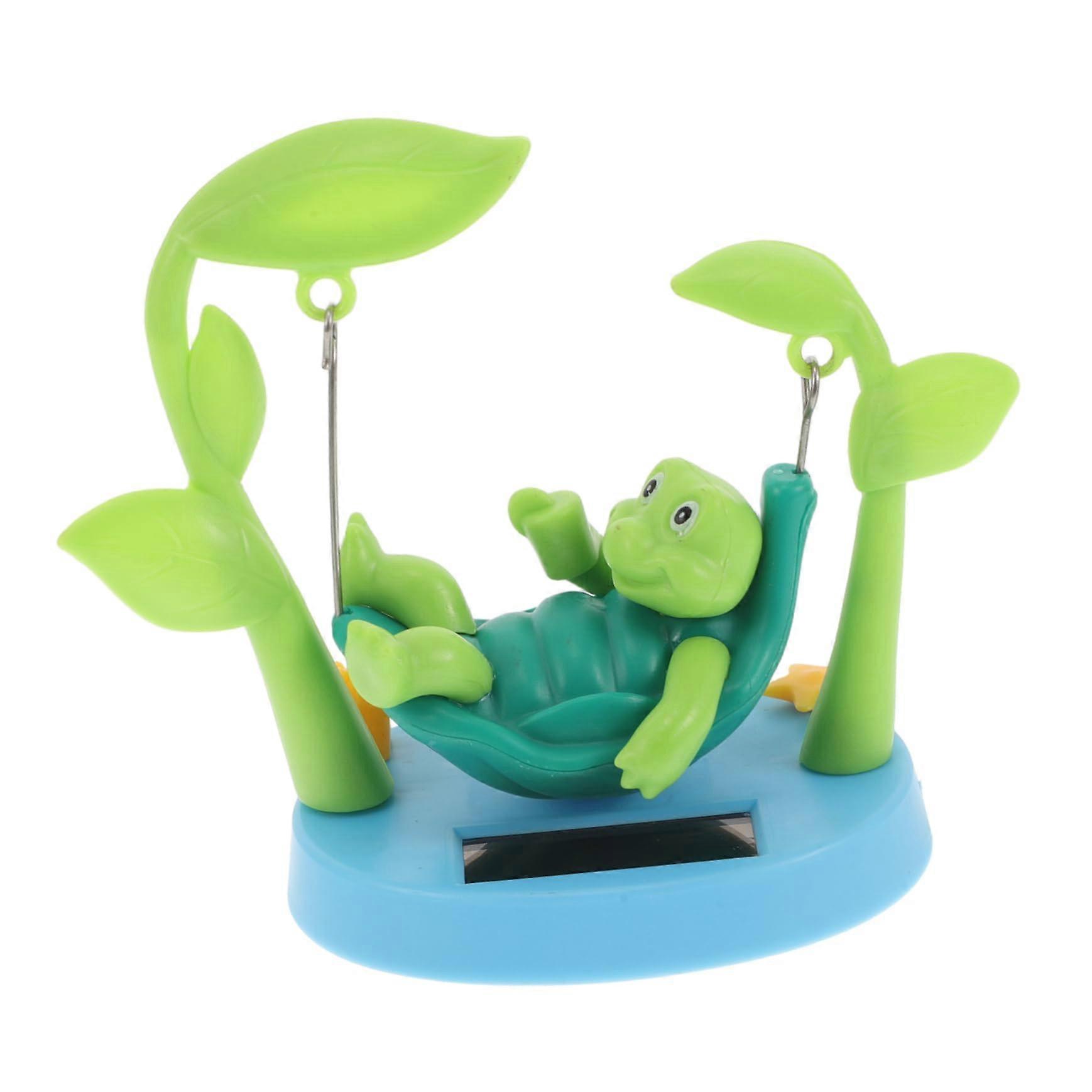 Solar Powered Turtle Bobblehead with Swing Motion for Car Dashboard or Desk Decor