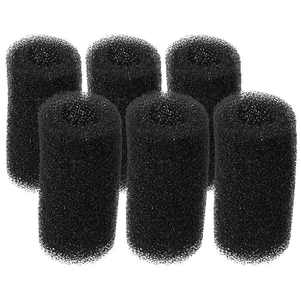Soft Pipe Protection Aquarium Sponge Filter for Fish Tank Filter 6Pcs