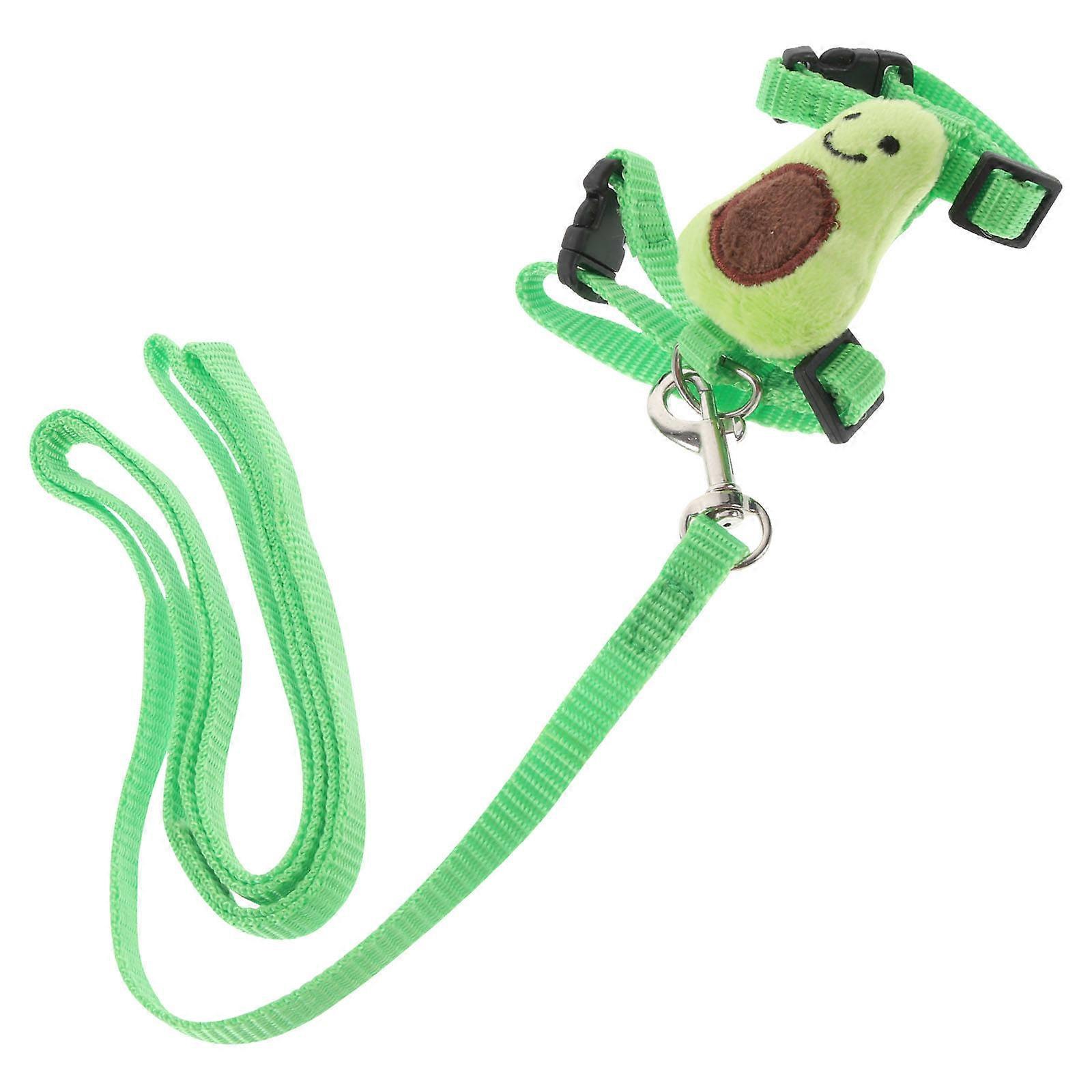 Small Animals Harness Bunny Leash Set with Durable Nylon 2Pcs