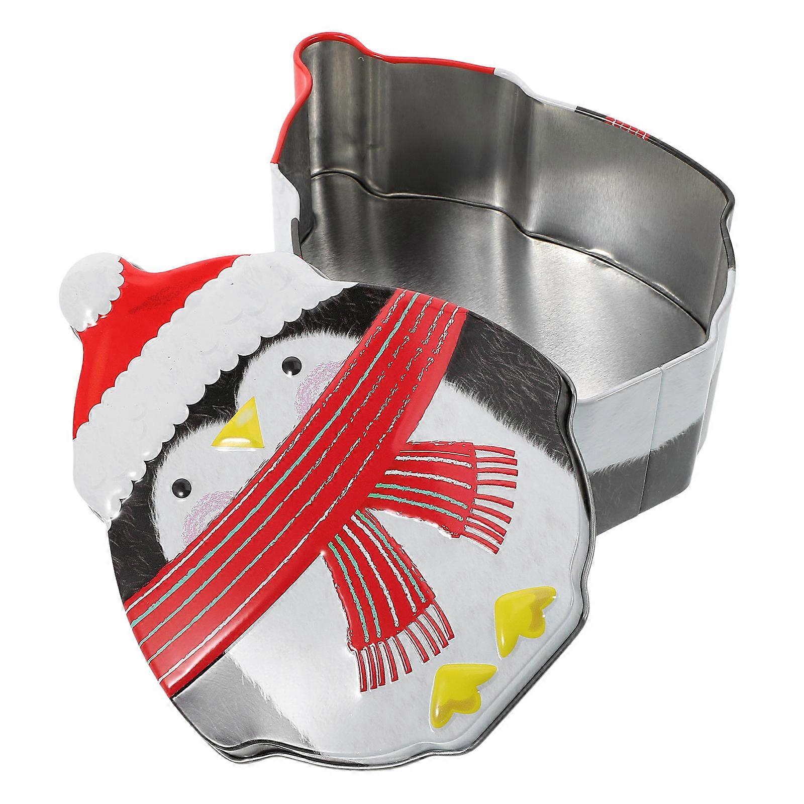 Christmas Candy Tin for Storage Metal Container