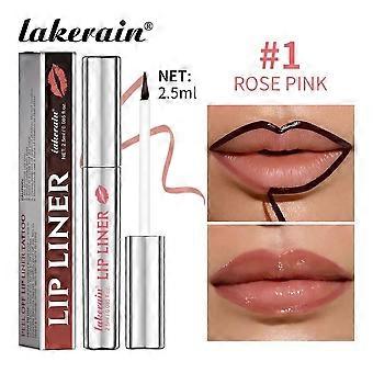 Abziehbarer Lippenkonturenstift, wasserfester, matter Lippen-Tattoo-Stift, langanhaltende, wischfeste Farbe