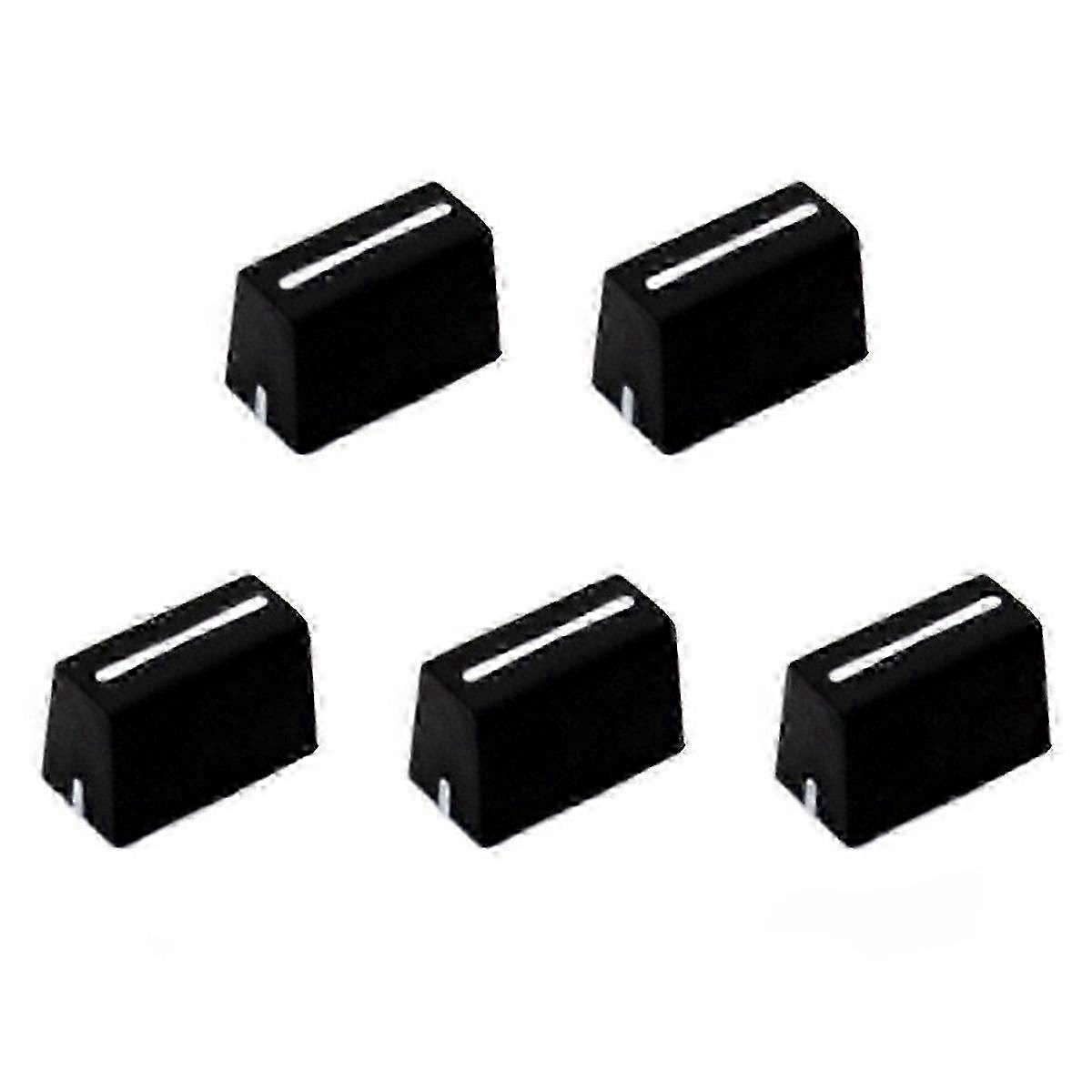 5pcs Universal Fader Knobs Fader Cap Straight Slide Potentiometer Cap compatible DJ Controller Mixers Console ,,XDJ