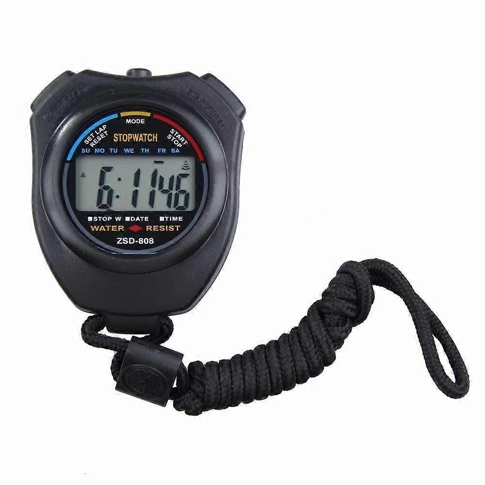 ZSD-808 Multi-function Electronic Stopwatch, Competition-grade Stopwatch with Multiple Tracks compatible