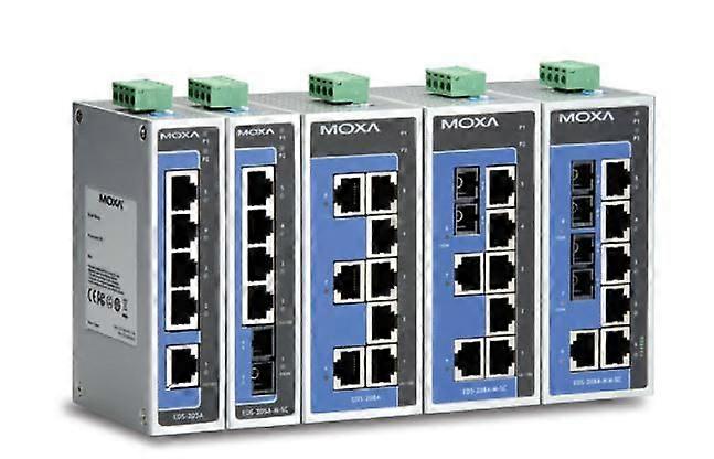 Moxa 4x 10/100BaseT(X) 1x Multi-mode SC Connector MAC 1K IP30
