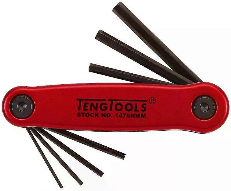 Tools 1476NMM 7x Folding Hex Key Set