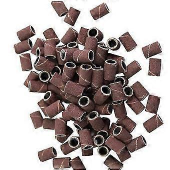 100 Pcs Sanding Bands 120# Drill Machine Grit compatible with Nail Art Pedicure