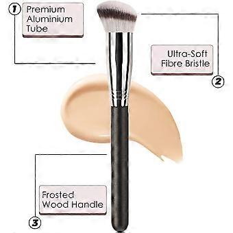2-Pack Foundation Brush en Concealer Brush Make-up Borstels voor make-up, poeder, blos