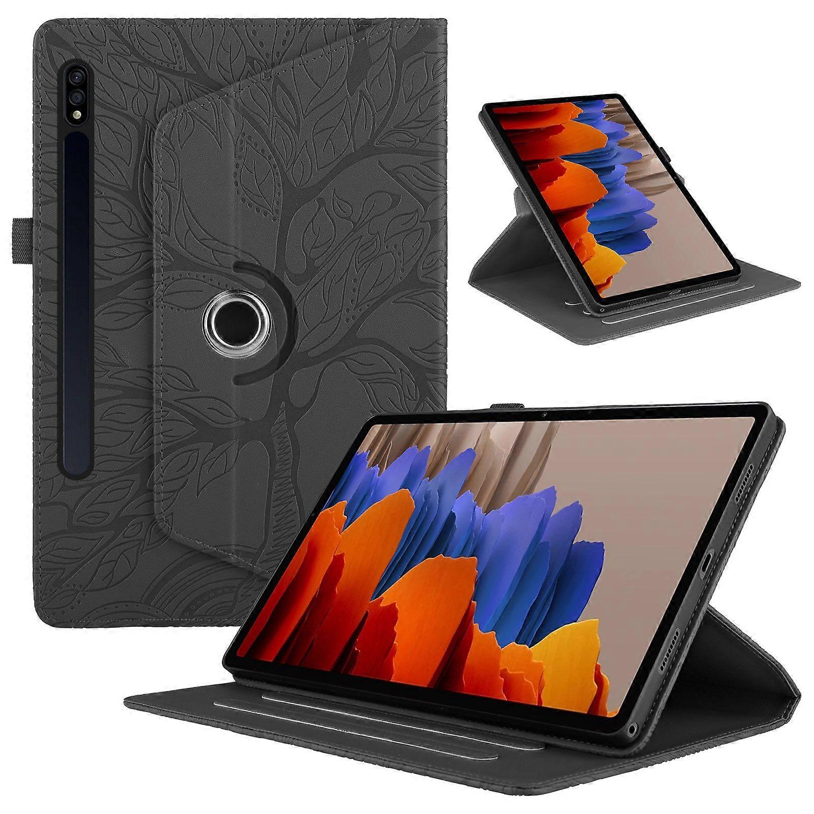 Flip Case for Samsung Galaxy Tab S8 360 Rotatable Shockproof Tablet Case with Vertical Bracket