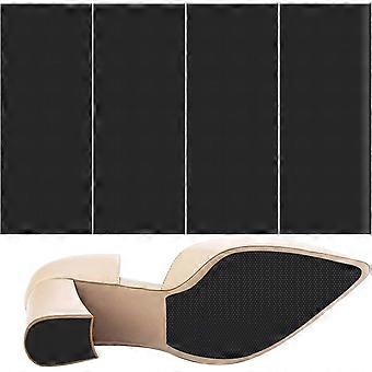 4 Pcs 10.5"  3.9" Self Adhesive Rubber Shoe Sole Protectors, Non-Slip Grip Pads, Noise Reduction