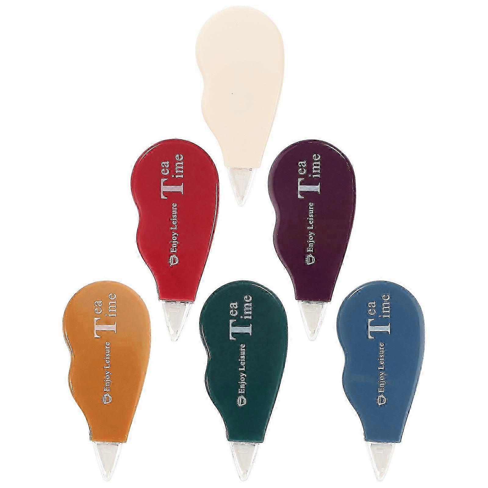 Correction Tape Correction Tape for Students Use Plastic 6Pcs Set