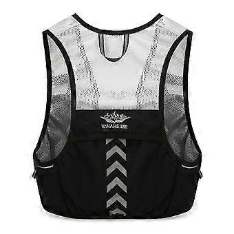 Running Hydration Pack, Splash-Proof Reflective Vest, Breathable Backpack with Phone Holder for Outdoor Sports