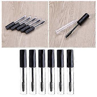 Empty Eyelashes Bottle Mascara Tube for Liquid Holding 6Pcs Black
