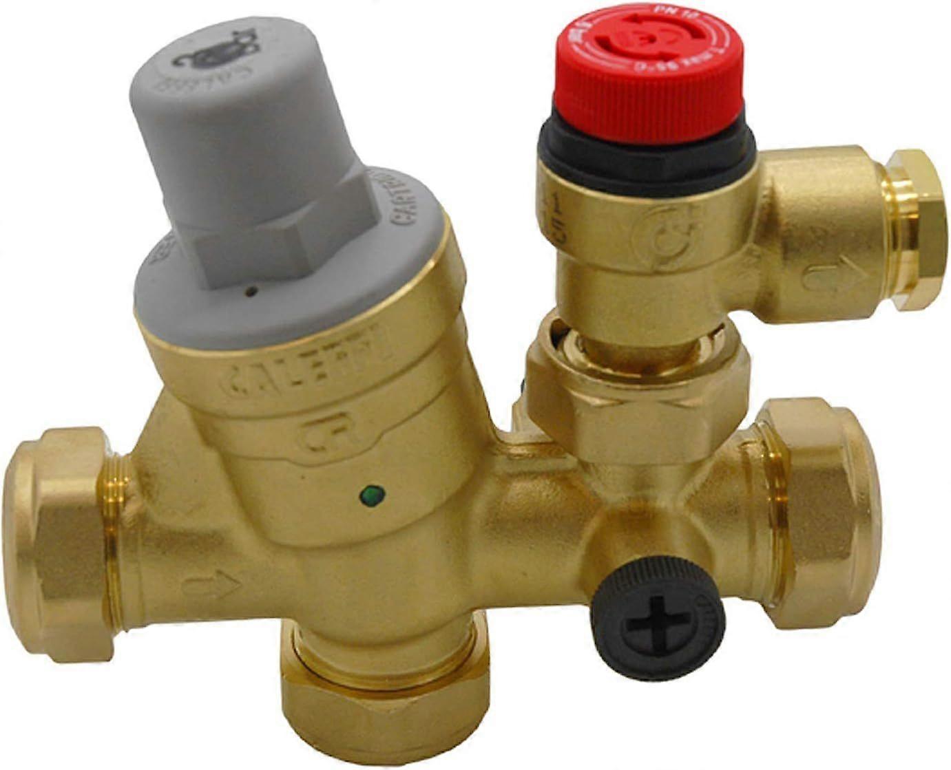 Caleffi - 22mm Inlet Control Multibloc Valve Group 533002CST