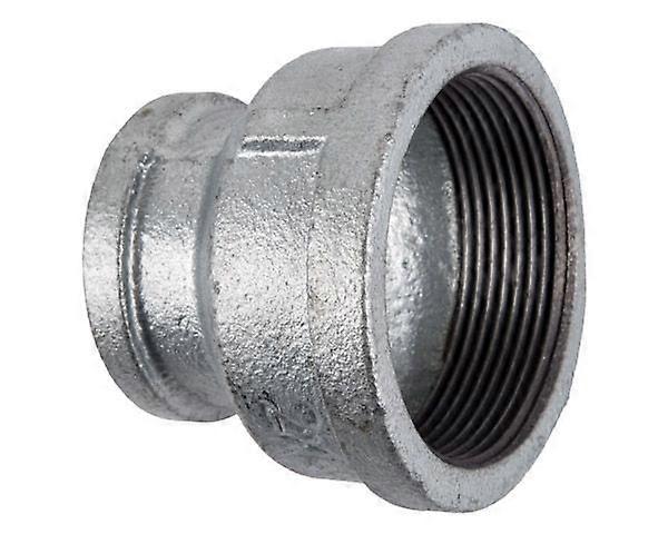 Bulk Pack x 3 Galvanised Reducing Socket - 65X25mm
