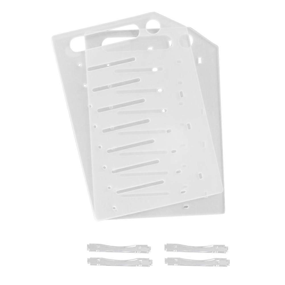 1 Set Transparent Hard Disk Rack 3.5-inch Multi-layer Mechanical Hard Disk Rack Rack (8 Layer)