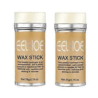 2pcs Hair Wax Stick Edge Control Gel Stick Slay Thin Baby Hair Perfect Hair Line Styling Smooth Frizziy Hairs Non Greasy