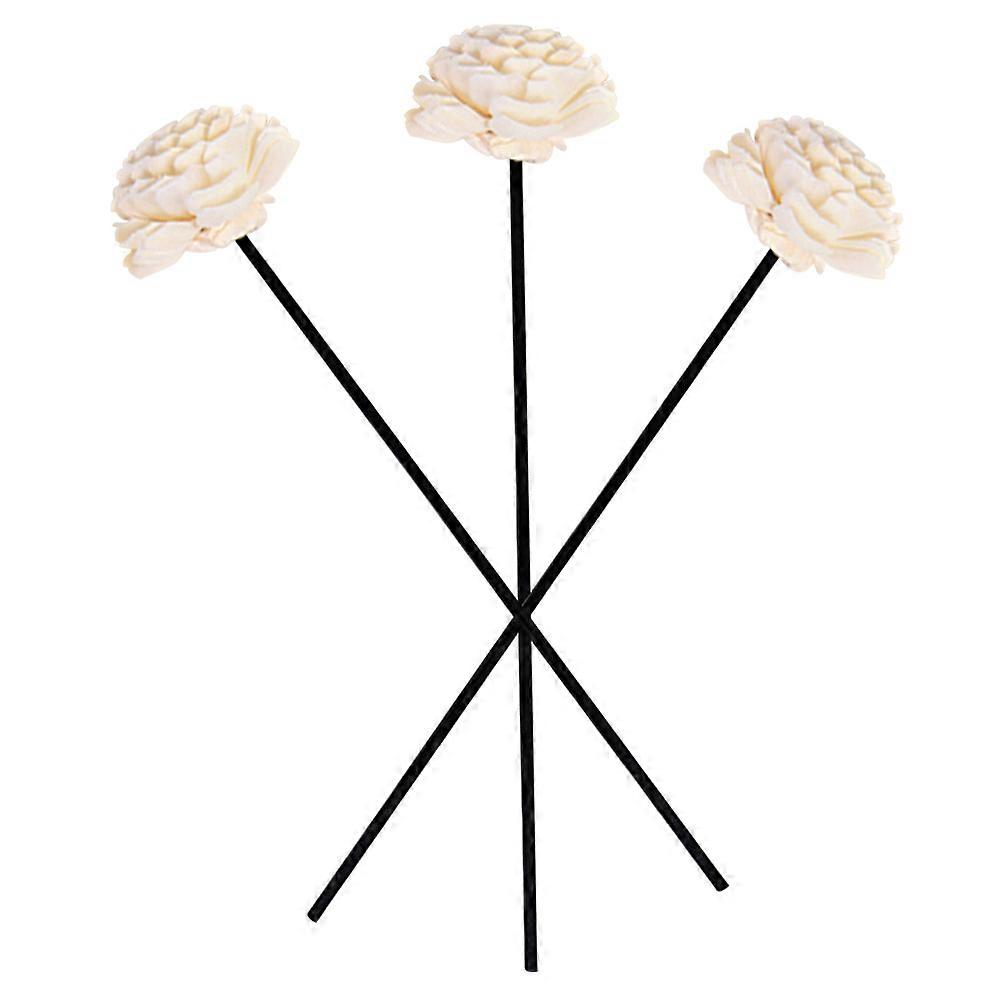 Black Emulation Aromatherapy Plant Without for 3Pcs Decor