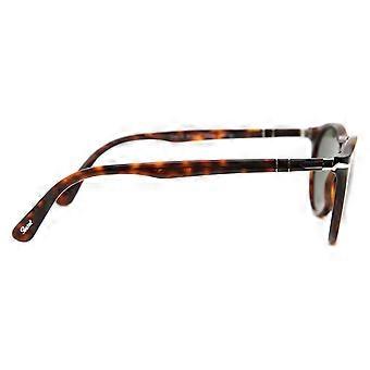 Persol PO3152S GALLERIA 900 901531 Full Rim Havana Men Oval Sunglasses UV3 Original