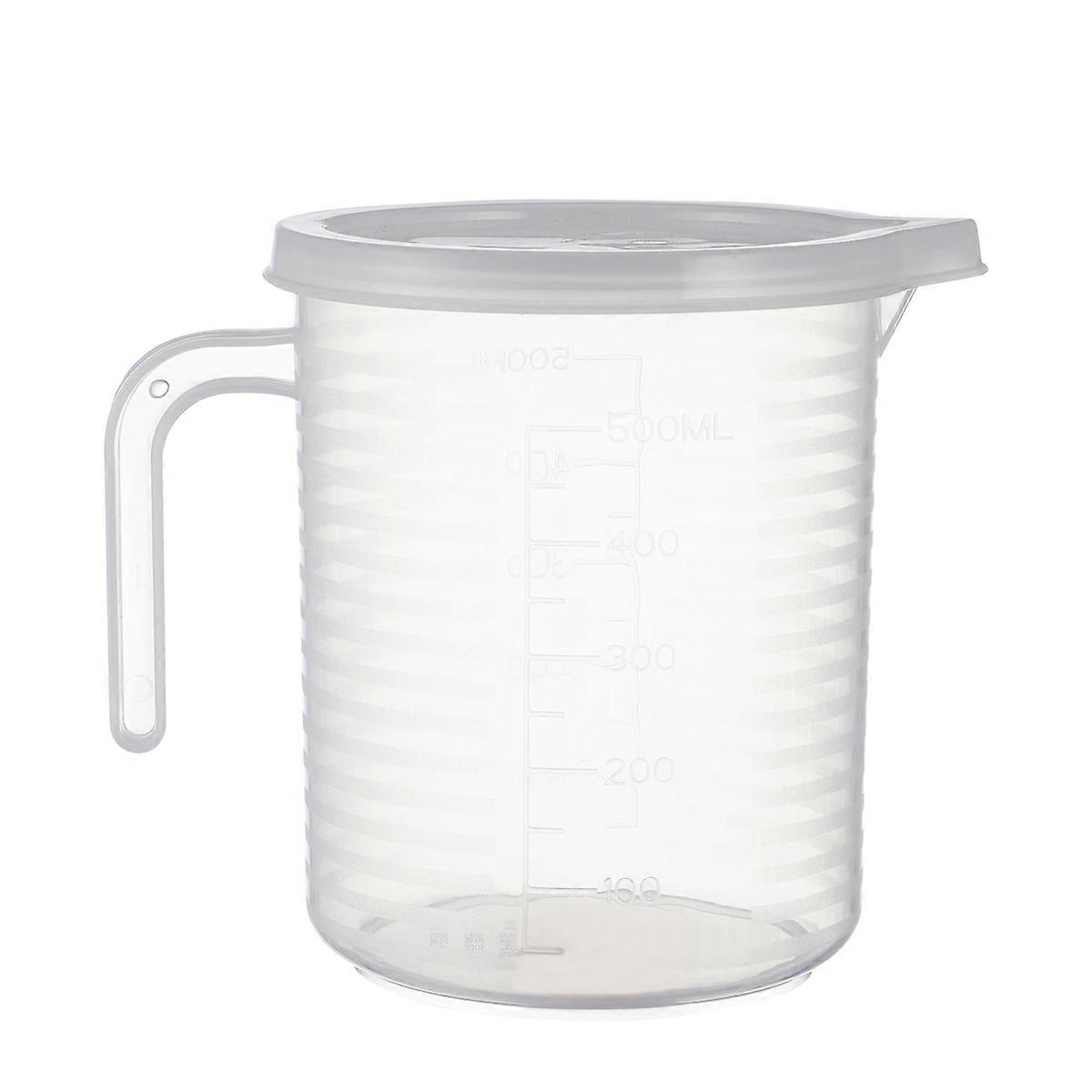 Plastic Measuring Cup Transparent PP Material for Measuring Use 1Pcs