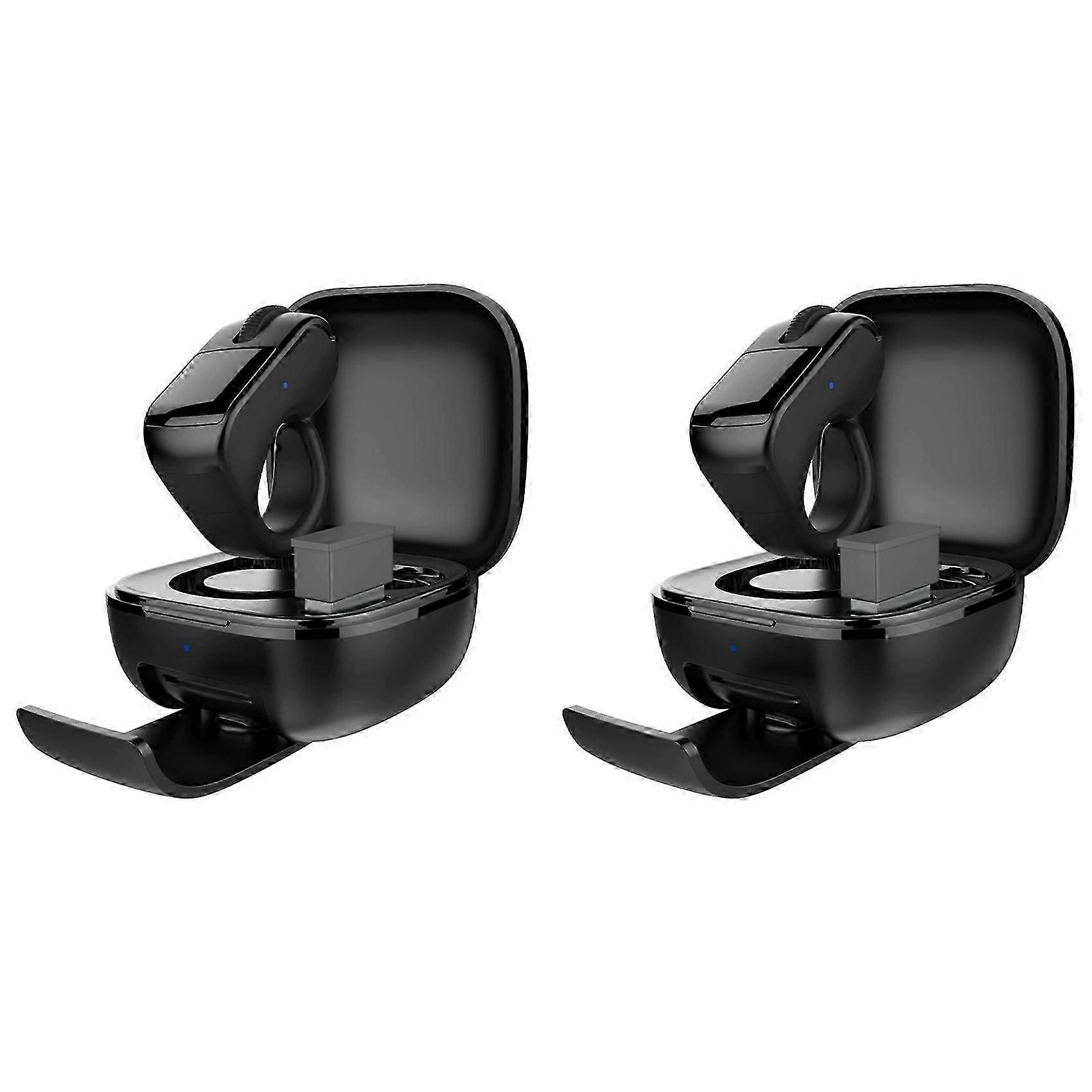 2X Wireless Scrolling Ring,Air Finger Ring Mouse with Touchpad,Bluetooth Scroller Remote Control B