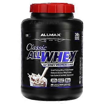 ALLMAX, CLASSIC ALLWHEY®, 100% Whey Protein Source, Cookies & Cream, 5 lbs. (2,27 kg)