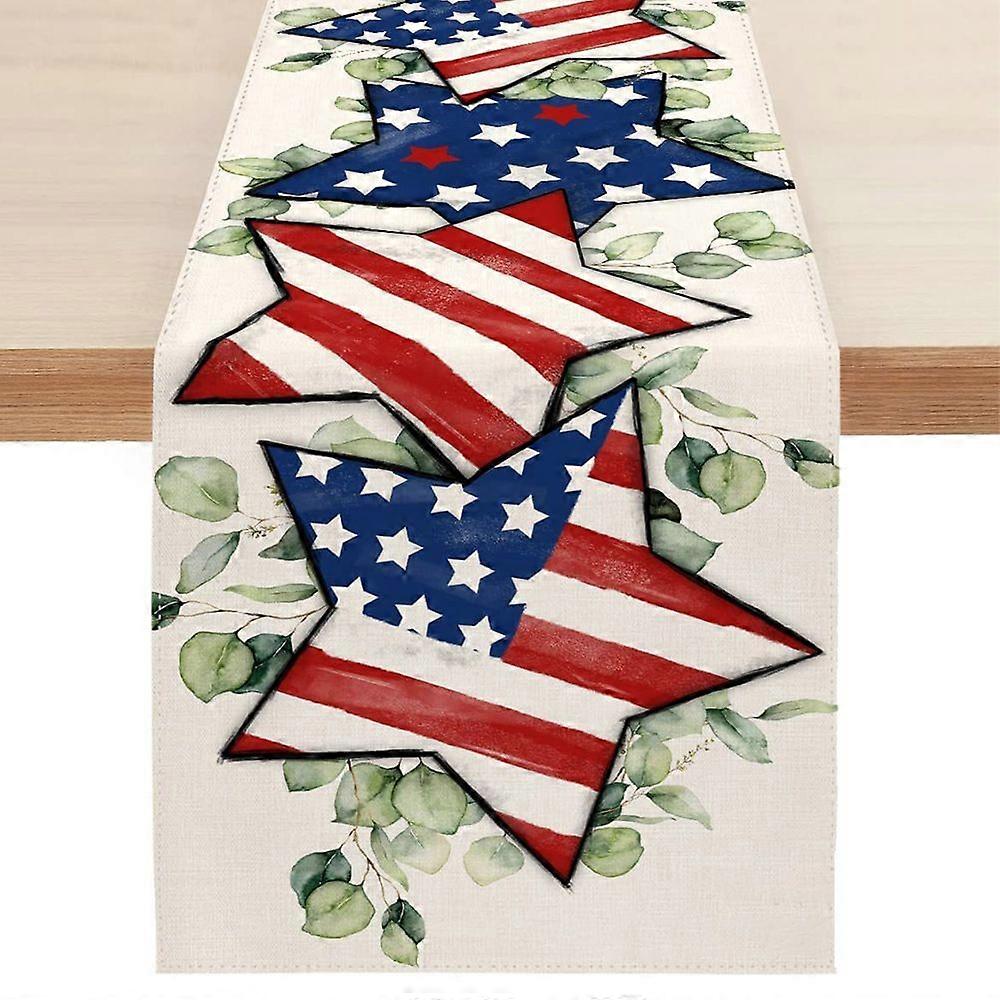 Versatile Cotton Linen Table Runner Elegant Vintage Multifunctional