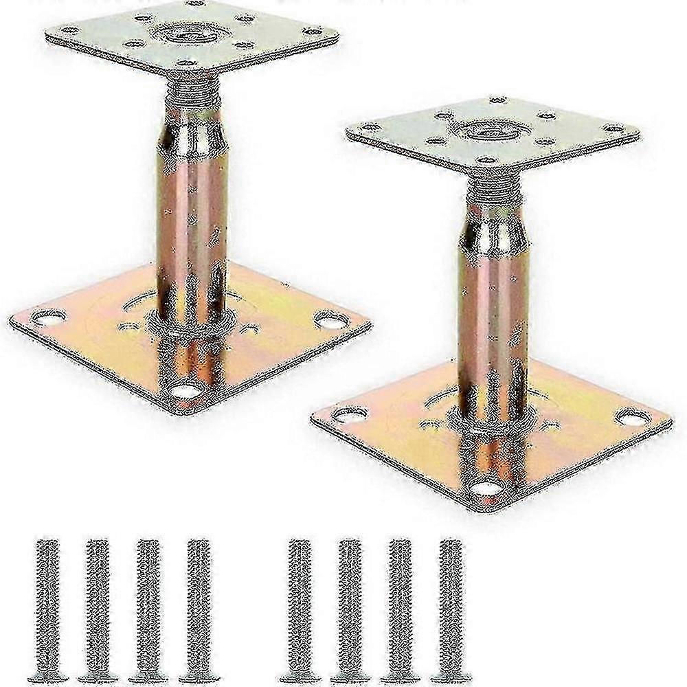 100-150mm Adjustable Galvanized Post Base