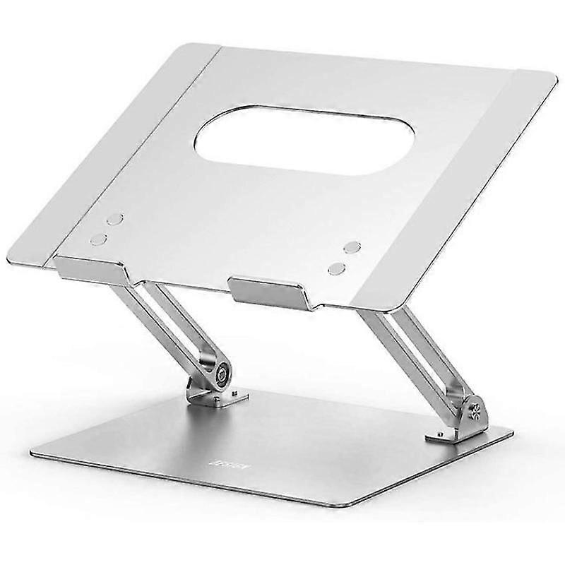 Laptop Stand Ergonomic Aluminium Computer Elevator Multi-angle Laptop Riser With Heat-vent Adjustable Holder