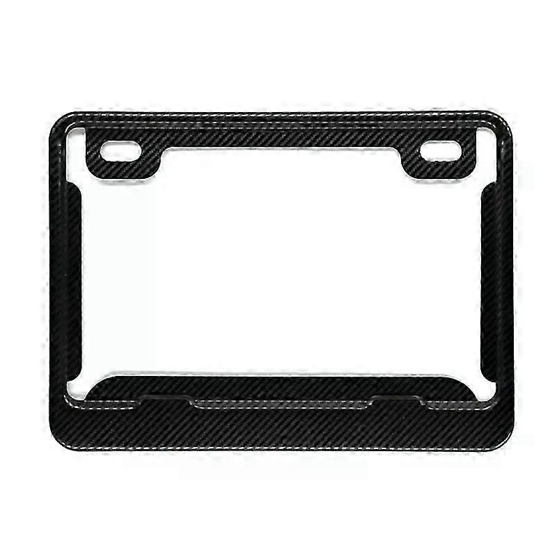Carbon Fibre Effect Stainless Plate Frame