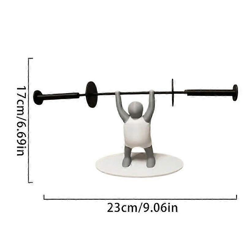 bathroom tissue holder for weightlifters