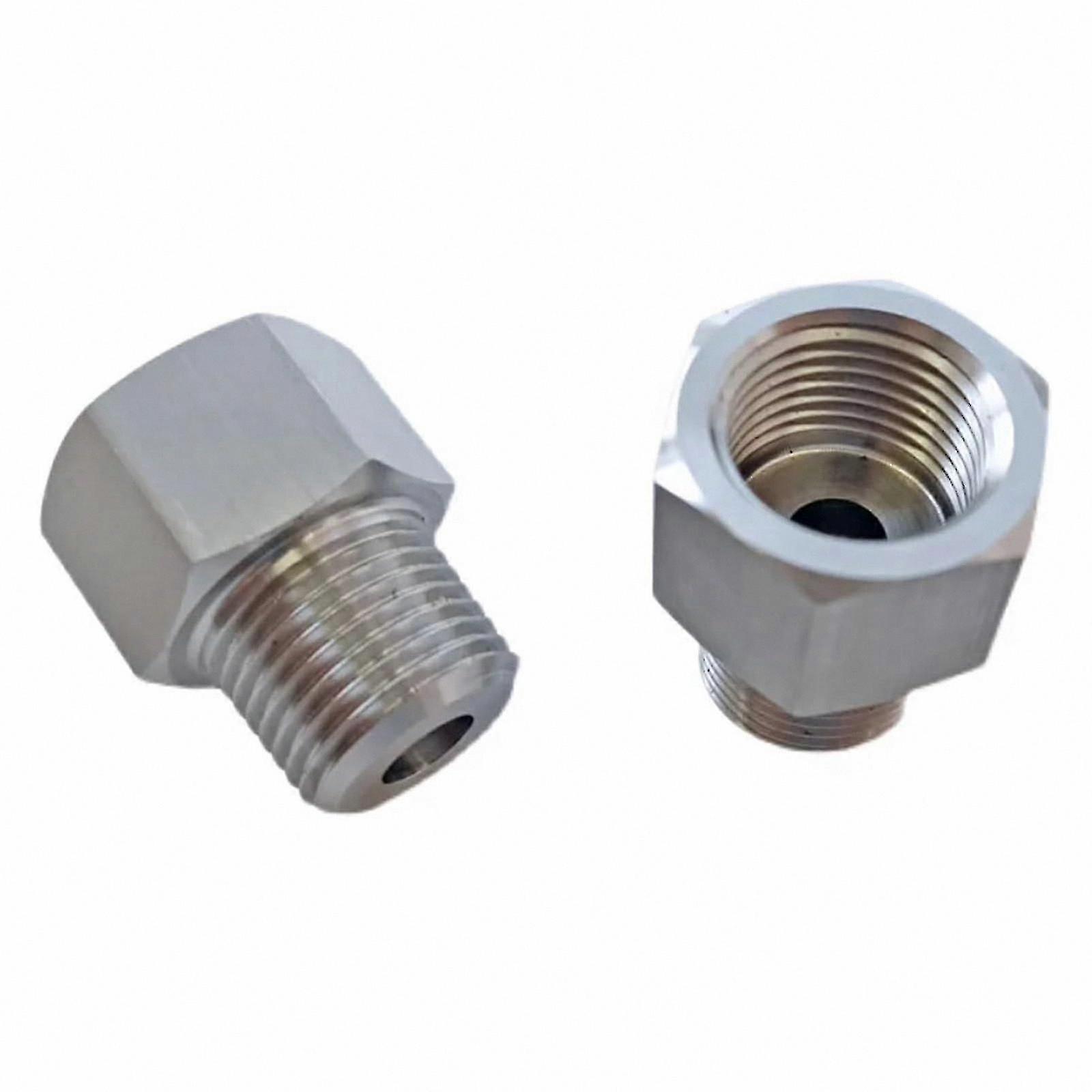 M14x1.5 internal thread to 3/8 BSPP external thread pipe fitting connector reducer bushing for pressure gauges.