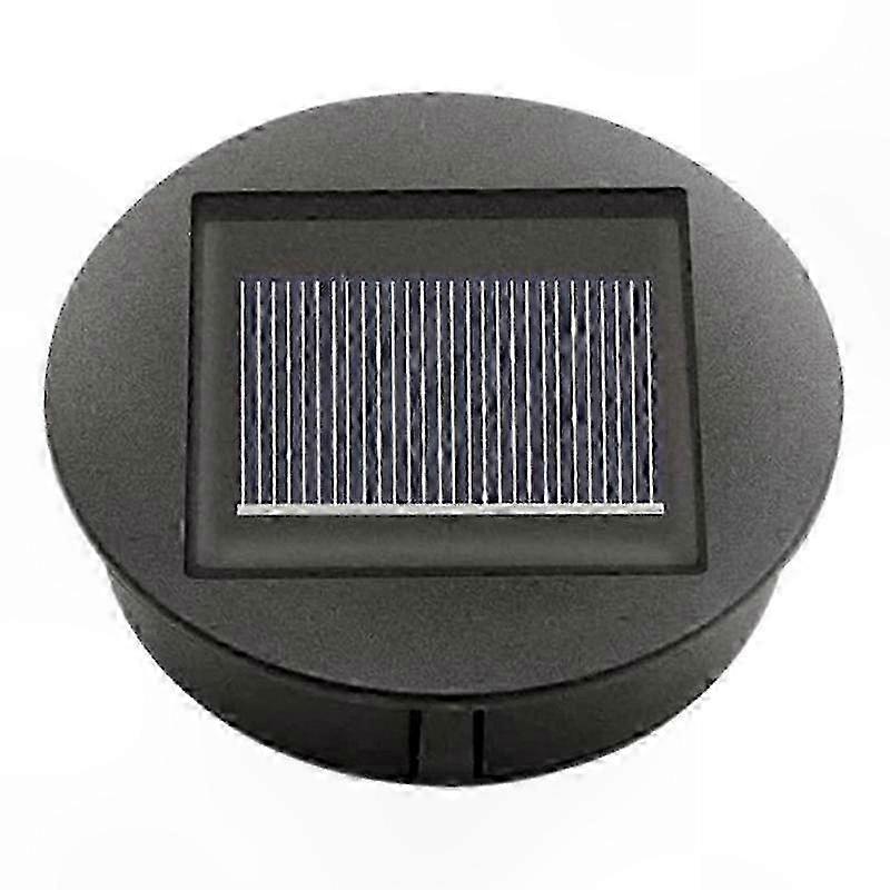 4-Pack Black Plastic Solar Tops