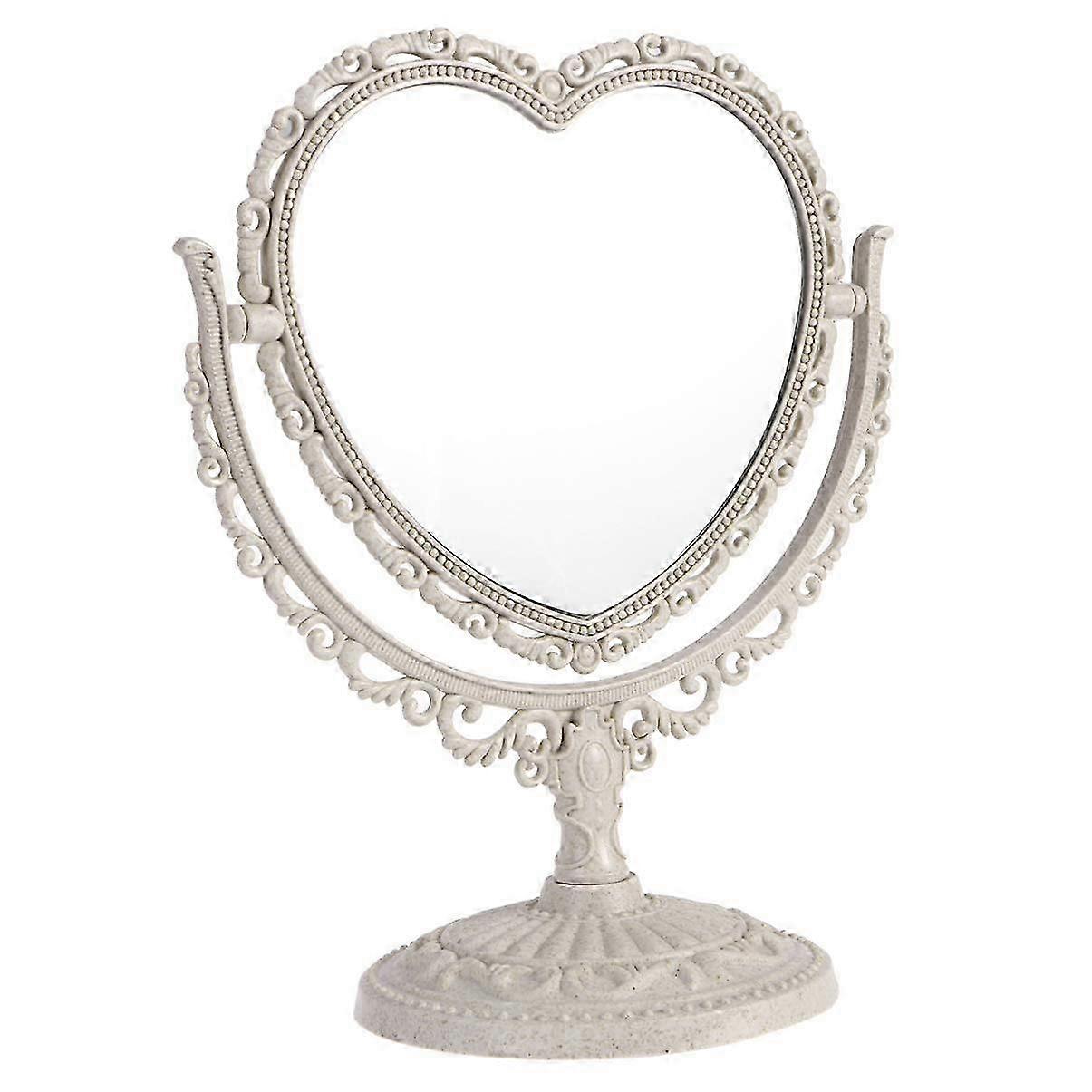 Portable Double-Sided Rotating Makeup Mirror