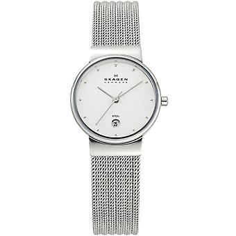 Skagen Ancher Quartz Analog Women Watch with 355SSS1 Stainless Steel Bracelet